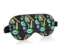 Unisex Sleep Eye Mask Pastel Goth Witch Creepy Halloween Night Sleeping Mask Comfortable Eye Sleep Shade Cover