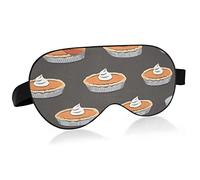 Unisex Sleep Eye Mask Pumpkin pies Thanksgiving Night Sleeping Mask Comfortable Eye Sleep Shade Cover