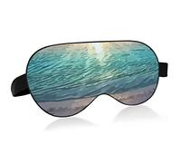 Unisex Sleep Eye Mask Rainbow Sunrise Love Beach Night Sleeping Mask Comfortable Eye Sleep Shade Cover