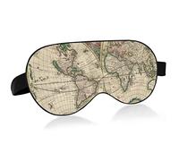 Unisex Sleep Eye Mask Retro Ancient World map Night Sleeping Mask Comfortable Eye Sleep Shade Cover
