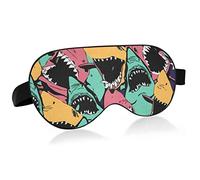 Unisex Sleep Eye Mask Shark deep sea Animals Night Sleeping Mask Comfortable Eye Sleep Shade Cover