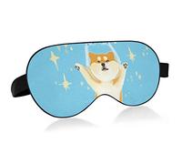 Unisex Sleep Eye Mask Shiba Inu Funny catching Doll Night Sleeping Mask Comfortable Eye Sleep Shade Cover