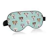 Unisex Sleep Eye Mask Stupid English Bulldog Night Sleeping Mask Comfortable Eye Sleep Shade Cover