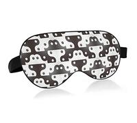 Unisex Sleep Eye Mask Tai chi Cow Funny Night Sleeping Mask Comfortable Eye Sleep Shade Cover