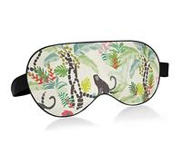 Unisex Sleep Eye Mask Tropical Monkeys Funny Animal Night Sleeping Mask Comfortable Eye Sleep Shade Cover