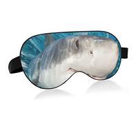 Unisex Sleep Eye Mask Underwater World Funny Shark Night Sleeping Mask Comfortable Eye Sleep Shade Cover