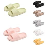 Unisex Slide Flip-Flops UK Sale Clearance,Women Men Platform Pool Sliders Bathroom Shower Shoes Indoor Outdoor Cloud Slides Anti-Slip Pillow Slippers Super Soft Flip Flops Open Toe House EVA Slipper