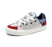 Unisex Slip-On Canvas Sneakers，Trendy Bread Shoes for Men & Women，Hands-Free Fashion Skate Shoes，Lightweight Breathable Walking Shoes (5,White)