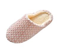 Unisex Slippers Casual Clog House Shoes Couple Matching Slippers Japanese Round Dot Sliders Lightweight Silent Sliders Slip On Indoor Shoes Comfort Winter Slides Fleeced Lined Home Slides