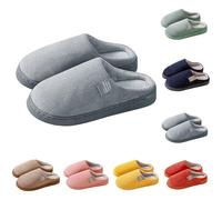 Unisex Slippers Home Comfort Slippers For Men And Women Plush Memory Foam Slipper Warm Winter Sliders Slip On Faux Fur Lined Slipper Non-Slip Soft Sole Sliders Comfort Home Shoes For Indoor/Outdoor