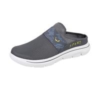 Unisex Slippers, Lightweight Breathable Slippers, Slip-On Mules, Non-Slip Garden Shoes, Lightweight Health Shoes, Outdoor Walking Shoes, Slip-On Shoes, Sabots Trainers, darkgray, 7 UK