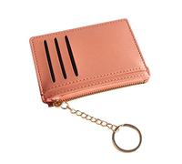 Unisex Small Coin Purse Wallet Key Case Leather Zip Wallet Card Holder Crabby Gear Wallet