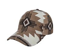 Unisex Snapback Washed Native American Print Baseball Cap for Men Women - Adjustable Dad Bill Hat