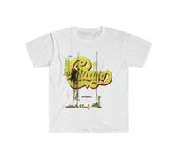 Unisex Soft Cotton T-Shirt. Rock Band. Chicago White XL