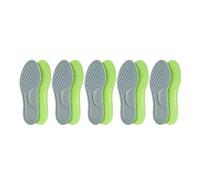 Unisex Soft Memory Foam Orthopedic Insoles Deodorizing Insole for Shoes Sports Absorbs Sweat Soft Antibacterial Shoe Accessories(Grey 5pairs,41-42)