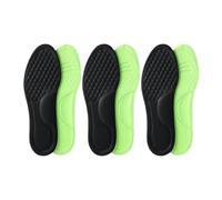 Unisex Soft Memory Foam Orthopedic Insoles Deodorizing Insole for Shoes Sports Absorbs Sweat Soft Antibacterial Shoe Accessories(Black 3pairs,45-46)