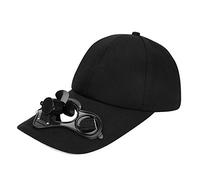 Unisex Solar Powered Cooling Baseball Cap - Cotton Dad Hat Trucker Cap Plain Sun Cap Adjustable for Hiking Snapback Casual Summer Funny Outdoor Hat for Men Women