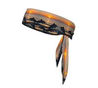 Unisex Sport Headband Sunset Dolphins Print Headband Ninja Running Headband
