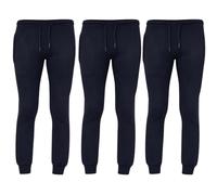 Unisex Sports Joggers Fleece Bottoms Slim Fit Sweatpants 5-14 Yrs (UK, Age, 5 Years, 6 Years, Slim, Pack of 3 Black)