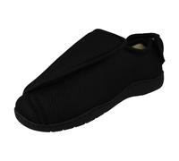 Unisex Spot On Perforated Cross Over Wide Fitting Slippers
