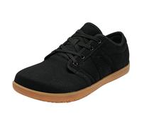 Unisex Spring and Autumn Wide Head Cycling Flying Woven Canvas Climbing Hiking Sports Couple Casual Shoes Men Chukka Work Boots (Black, 6)