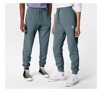 Unisex Star Chevron Joggers in Cotton Mix Grey-Blue