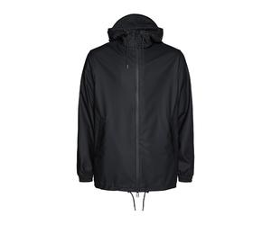 Unisex Storm Breaker Regular Fit Hooded Windbreaker Black