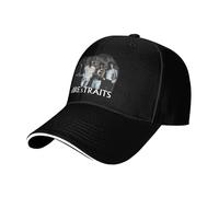 Unisex Straits Rock Band Dire Baseball Cap Casual Sandwich-Style Breathable Sun Hat Summer hat Adjustable Size dad hat for Running Workouts and Outdoor Activities