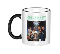 Unisex Straits Rock Band Dire Ceramic Coffee Mug 330ML Tea Cup Colorful Premium Cup for Men and Women at Home Office Travel or on Birthday Occasions