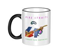 Unisex Straits Rock Band Dire Ceramic Coffee Mug 330ML Tea Cup Colorful Premium Cup for Men and Women at Home Office Travel or on Birthday Occasions