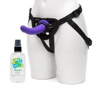 Unisex Strap On Dildo & Harness Kit - Fresh Toy Cleaner Spray 250ml