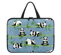 Unisex Strawberry Pattern (Cherry Blossoms) Shockproof Lightweight Laptop Bag Computer Carrying Briefcase Notebook Case 15 inch