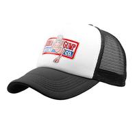 Unisex Summer Snapback Hat Forest Gump Shrimp Hat Mesh Baseball Trucker Cap Cosplay Costume Black