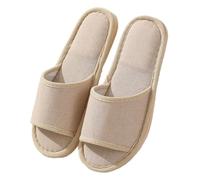 Unisex Summer Thick Soled Indoor Slippers with Non-Slip TPR Outsole, Soft EVA Cushion for Bathroom & Leisure Use, Lightweight & Quiet Walking (WH2, 5)
