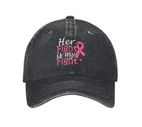 Unisex Sun Visor Hat Her Fight is My Fight Snapback Cap Soft Outdoor Cap Adjustable Sports Cap for Running Outdoor Gym