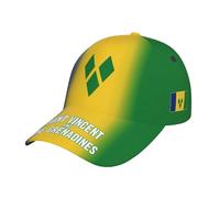 Unisex Sun Visor Hat Saint Vincent and The Grenadines Flag Trucker Hat Relaxed Sports Cap Comfort Baseball Hat for Cycling Outdoor Travelling