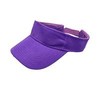 Unisex Sun Visor Hats Baseball Cap Men's Baseball Cap Visor Cap Sun Visor Adjustable Straw Hat Roll-up Sun Hat Foldable Hat Bucket Cap for Beach Hiking, purple, One Size