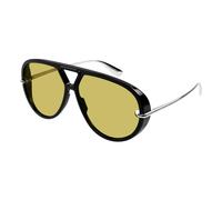 Unisex Sunglasses Yellow Lenses Black - unisex - Bottega Veneta - Sunglasses - Black - 63 MM - Accessories 63 MM