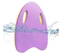 Unisex swimming board, featuring an EVA foam buoyancy board with safety hand holes. Suitable for beginners and training use, designed to enhance swimming technique. (Purple - A)