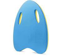 Unisex swimming board, featuring an EVA foam buoyancy board with safety hand holes. Suitable for beginners and training use, designed to enhance swimming technique. (Blue - A)