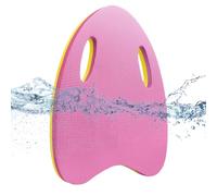 Unisex swimming board, featuring an EVA foam buoyancy board with safety hand holes. Suitable for beginners and training use, designed to enhance swimming technique. (Pink - A)