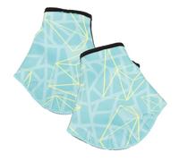 Unisex Swimming Hand Paddles with Adjustable Wrist Strap Cloth | Water Resistance Training, Vibrant Printed Design, Aquatic Fitness Sessions, Upper Body Muscle Work