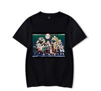 Unisex T-Shirt Demon Nezuko Slayer Tee Anime Cartoon Short Sleeve Summer Top for Men Women Casual Streetwear