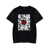 Unisex T-Shirt Demon Nezuko Slayer Tee Anime Cartoon Short Sleeve Summer Top for Men Women Casual Streetwear