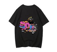 Unisex T-Shirt J Dilla Fan T-Shirt Men's T-Shirt Summer Sports T-Shirt Popular O-Neck Loose Boy Short-Sleeved T-Shirt Hip-hop Street Wear XS-4XL-Black||XXL