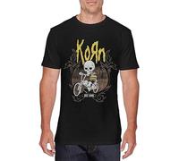 Unisex T-Shirt Mens Cool Korn tee Black XXL