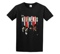 Unisex T-Shirt The Kinks 60S English Rock Pop Retro Black
