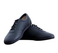 Unisex Tai Chi Old Beijing Martial Arts Kung Fu Shoes Casual Low Top Fitness Morning Exercises Walking Shoes,Black,5 UK