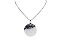 unisex Talisman Pentacle of Mars Solomon Seal Pendants Necklaces Kabbalah Hermetic Chain Necklaces Jewelry