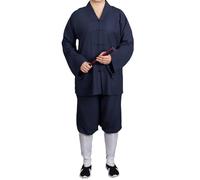 Unisex Taoist Costume Set Comfortable Breathable Traditional Buddhist Monastic Attire